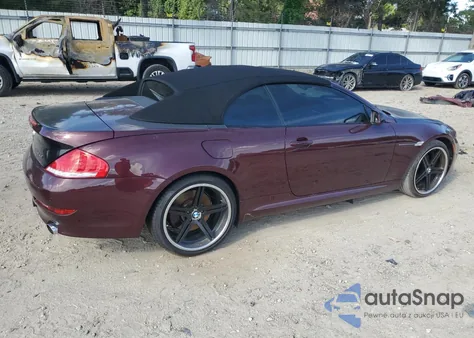 2008 BMW 650 I from USA, damaged, VIN WBAEB53508CX63387